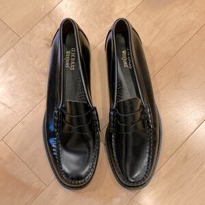 Men’s Black Bass Weejuns Larson Classic Penny Loafer size 8.5 D